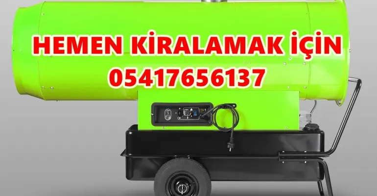 52kW Mazotlu Elektrikli Isımak Isıtıcı İnşaat Şantiye Isıtıcısı Kiralama
