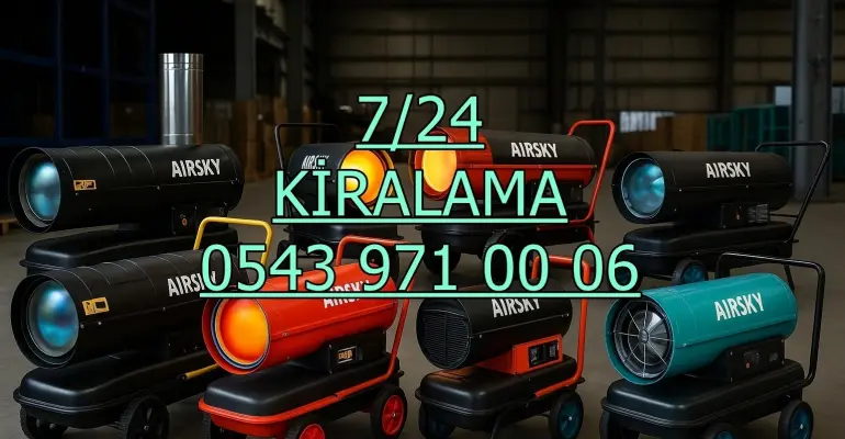 Çubuk Elektrikli Isımak Mazotlu Isıtıcı Kiralık