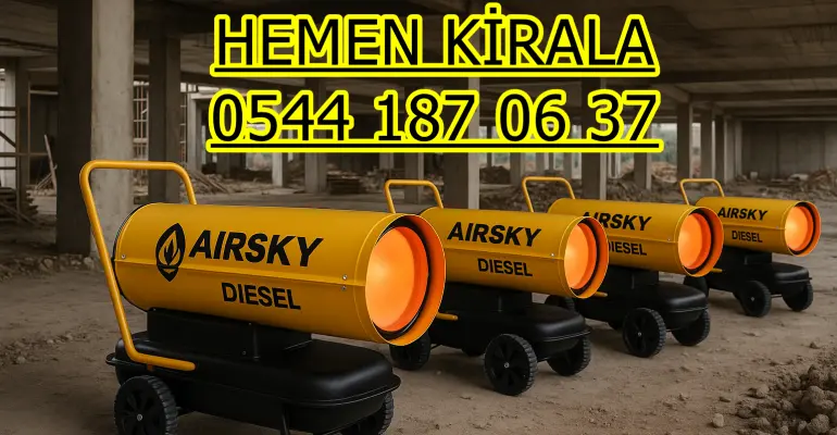 Sarıyer Elektrikli Isımak Mazotlu Isıtıcı Kiralık